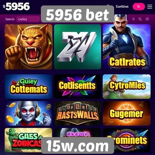 Jogos populares disponíveis na plataforma 5956 bet